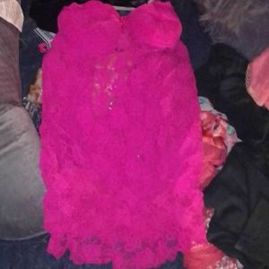 34b lingerie hot pink